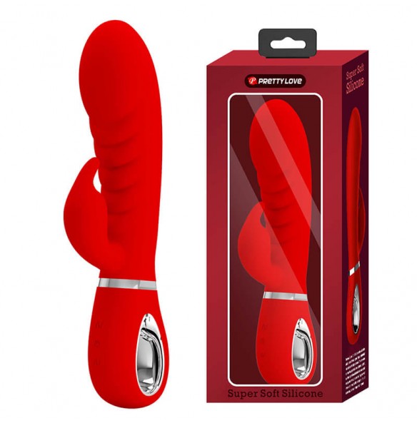 PRETTY LOVE - Prescott Wand Vibrator (Chargeable - Red) PRETTY LOVE - Prescott Wand Vibrator (Chargeable - Red)
